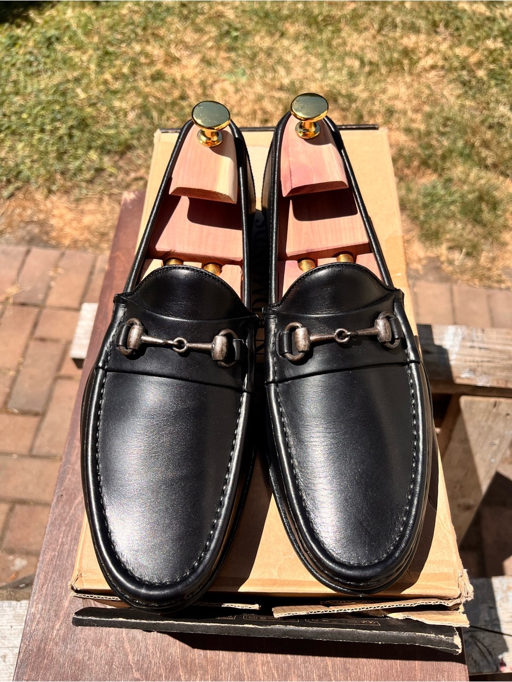 Allen Edmonds Verona ll Black Leather Bit Loafers